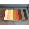 Color wood aluminum square tube